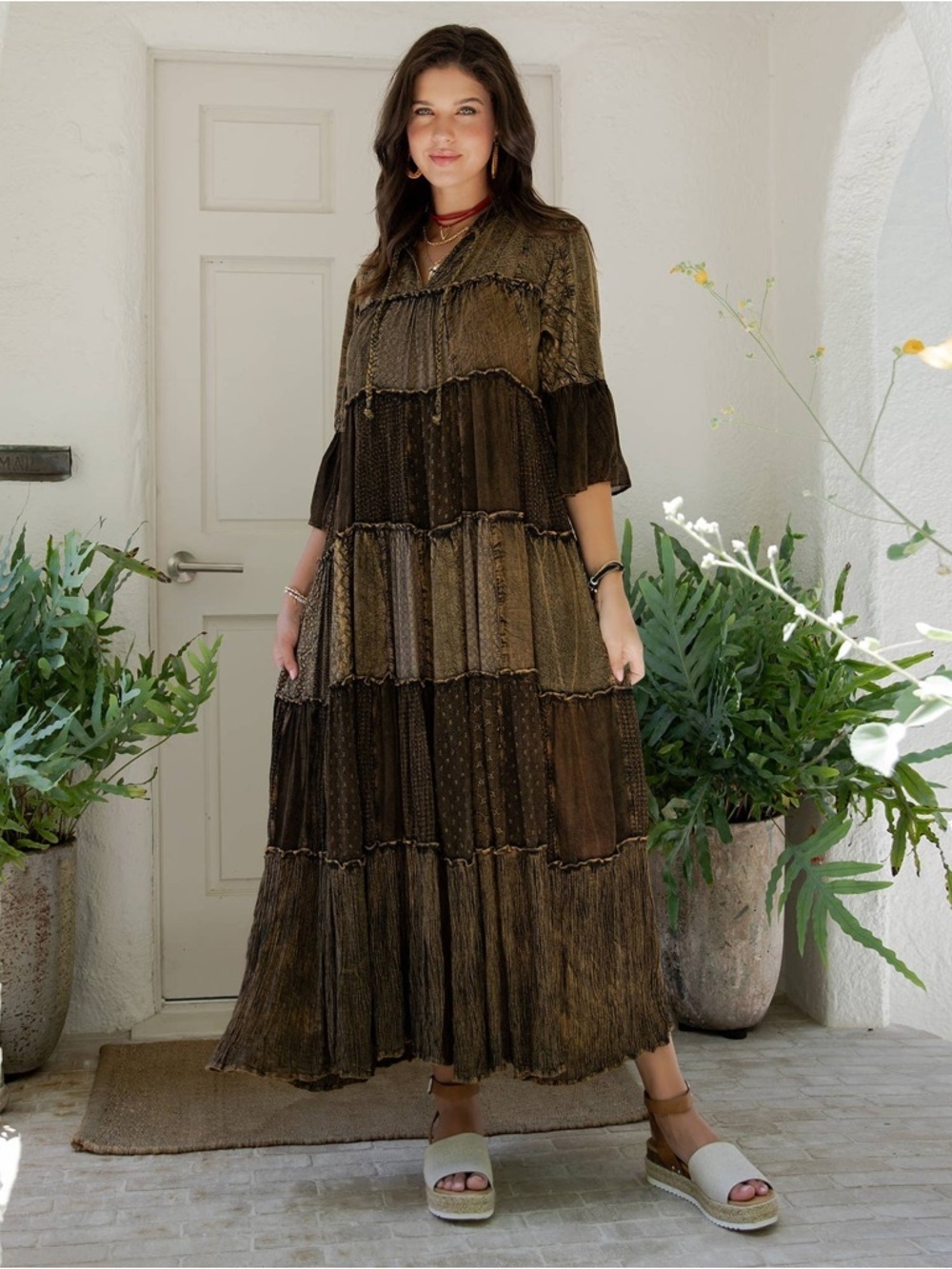 Young Threads Timeless Boho Dress NWT Medium